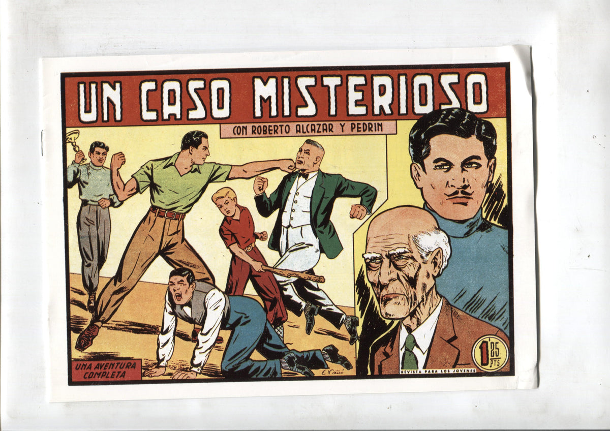 Facsimil: Roberto Alcazar y Pedrin numero 0344: Un caso misterioso