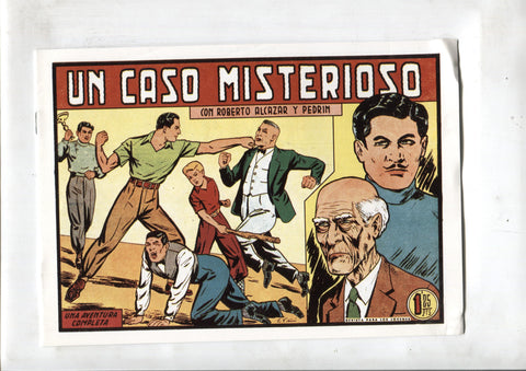 Facsimil: Roberto Alcazar y Pedrin numero 0344: Un caso misterioso