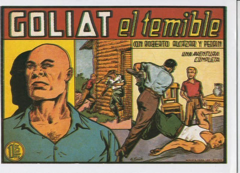 Facsimil: Roberto Alcazar y Pedrin numero 0349: Goliat el temible