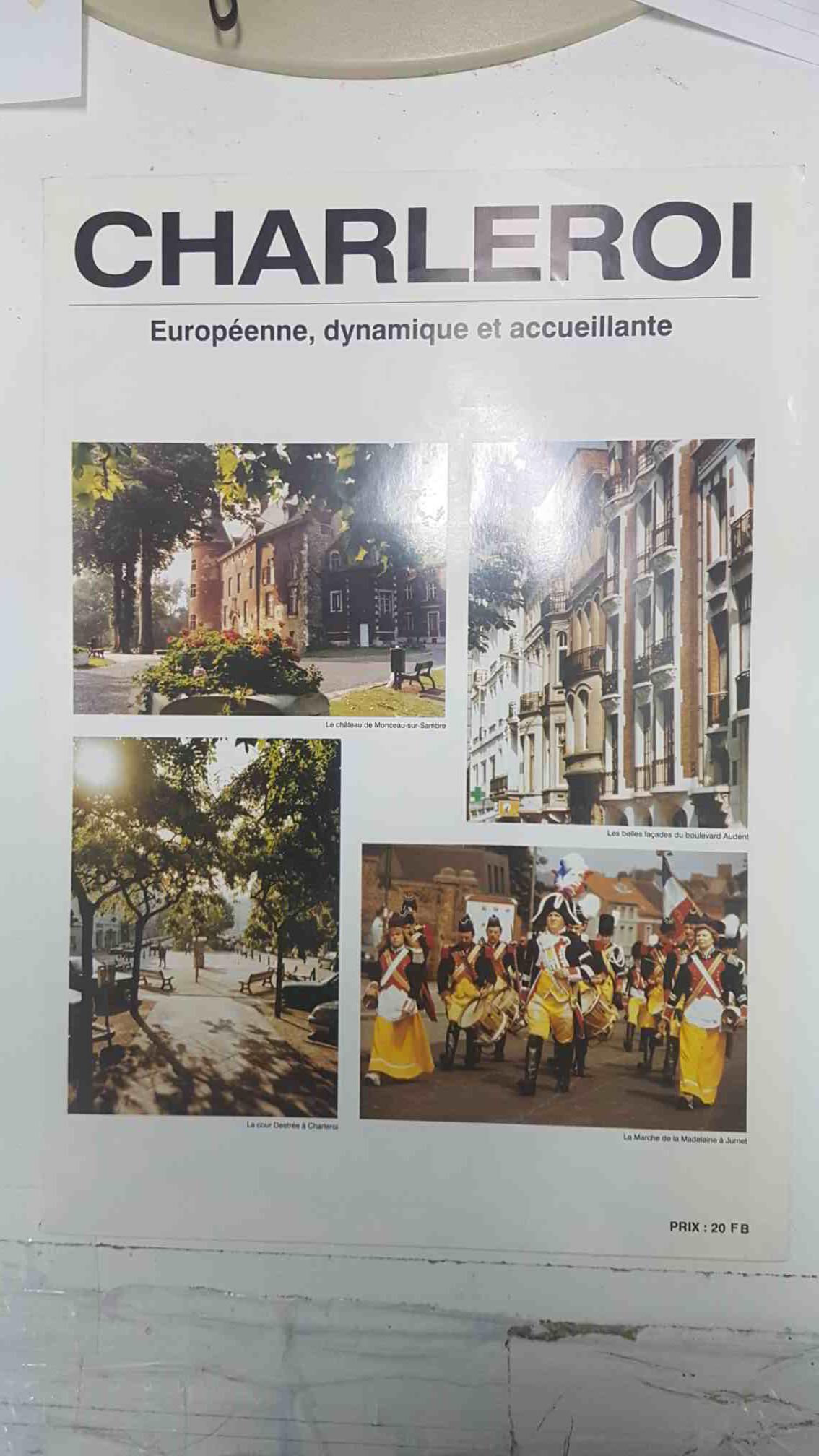 folleto informativo: Charleroi, Europeene, dynamique et accueillante