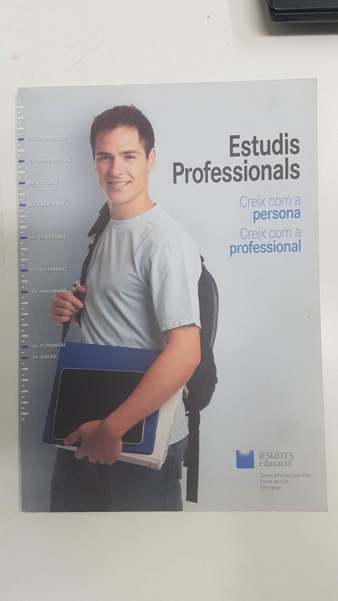 Libro: Estudis Profesionals. Jesuites Educacio. Creix com a persona i com a professional