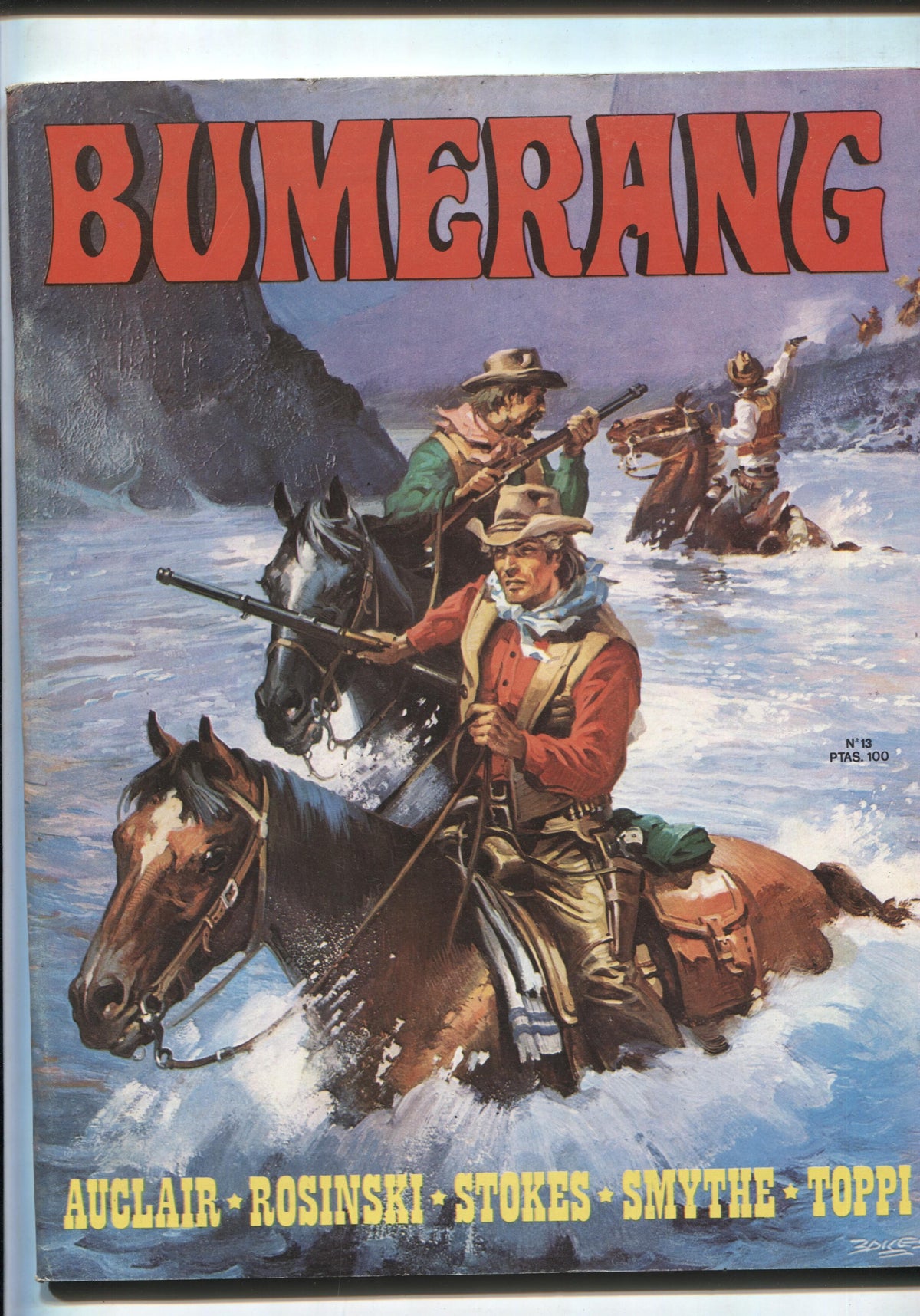 Revista Bumerang numero 13: Jason Muller (Auclair)-Thorgal: La fiesta de Joll-Marilyn Monroe (Sergio Toppi)