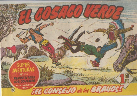 El Cosaco Verde original numero 077: El consejo de los bravos