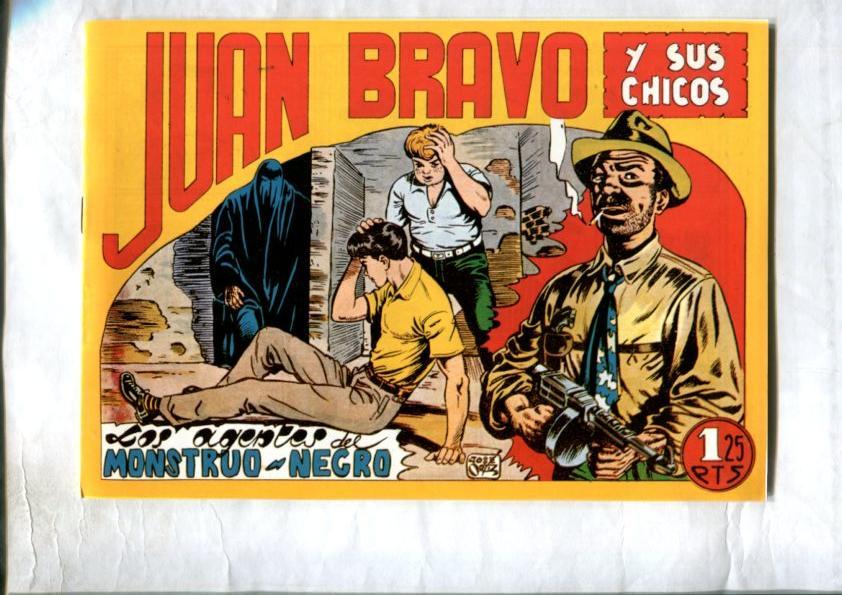 Facsimil: Juan Bravo y sus chicos numero 04: Los agentes del Monstruo Negro