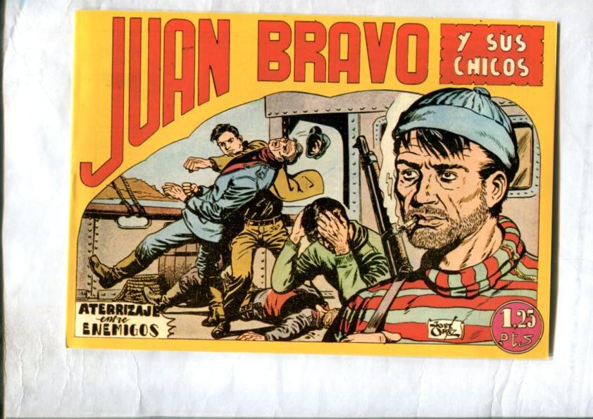 Facsimil: Juan Bravo y sus chicos numero 06: Aterrizaje entre enemigos