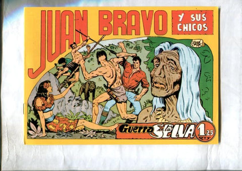 Facsimil: Juan Bravo y sus chicos numero 14: Guerra en la selva