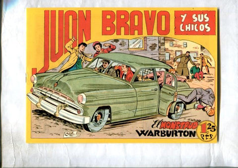 Facsimil: Juan Bravo y sus chicos numero 22: El monstruo Warburton