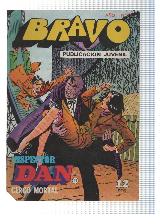 BRAVO, Numero 22: INSPECTOR DAN (11) - Cerco Mortal (Bruguera 1976)