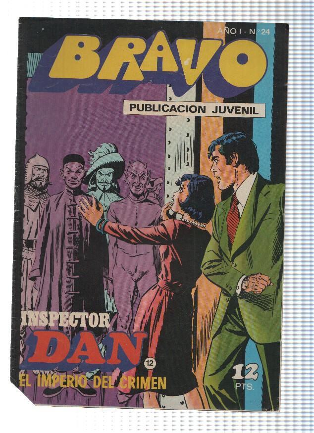 BRAVO, Numero 24: INSPECTOR DAN (12) - El Imperio del Crimen (Bruguera 1976)