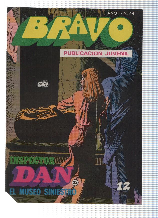 BRAVO, Numero 44: INSPECTOR DAN (22) - El Museo Siniestro (Bruguera 1976)