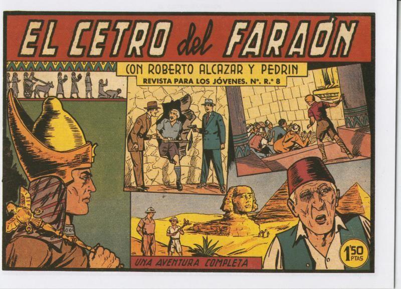 Facsimil: Roberto Alcazar y Pedrin numero 0365: El cetro del faraon