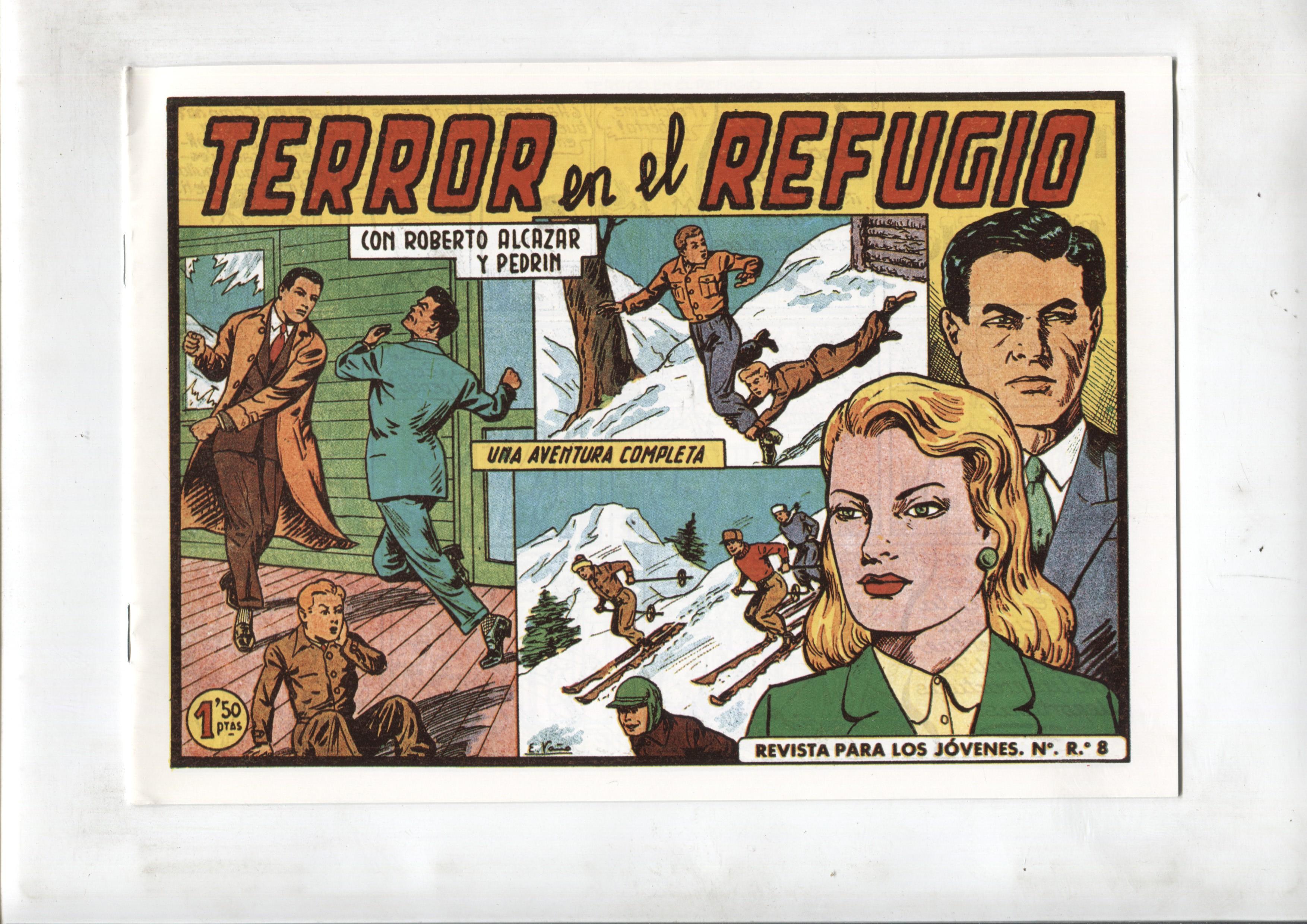 Facsimil: Roberto Alcazar y Pedrin numero 0372: Terror en el refugio