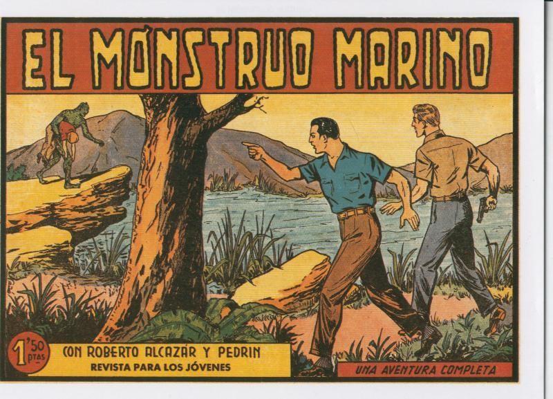 Facsimil: Roberto Alcazar y Pedrin numero 0380: El monstruo marino