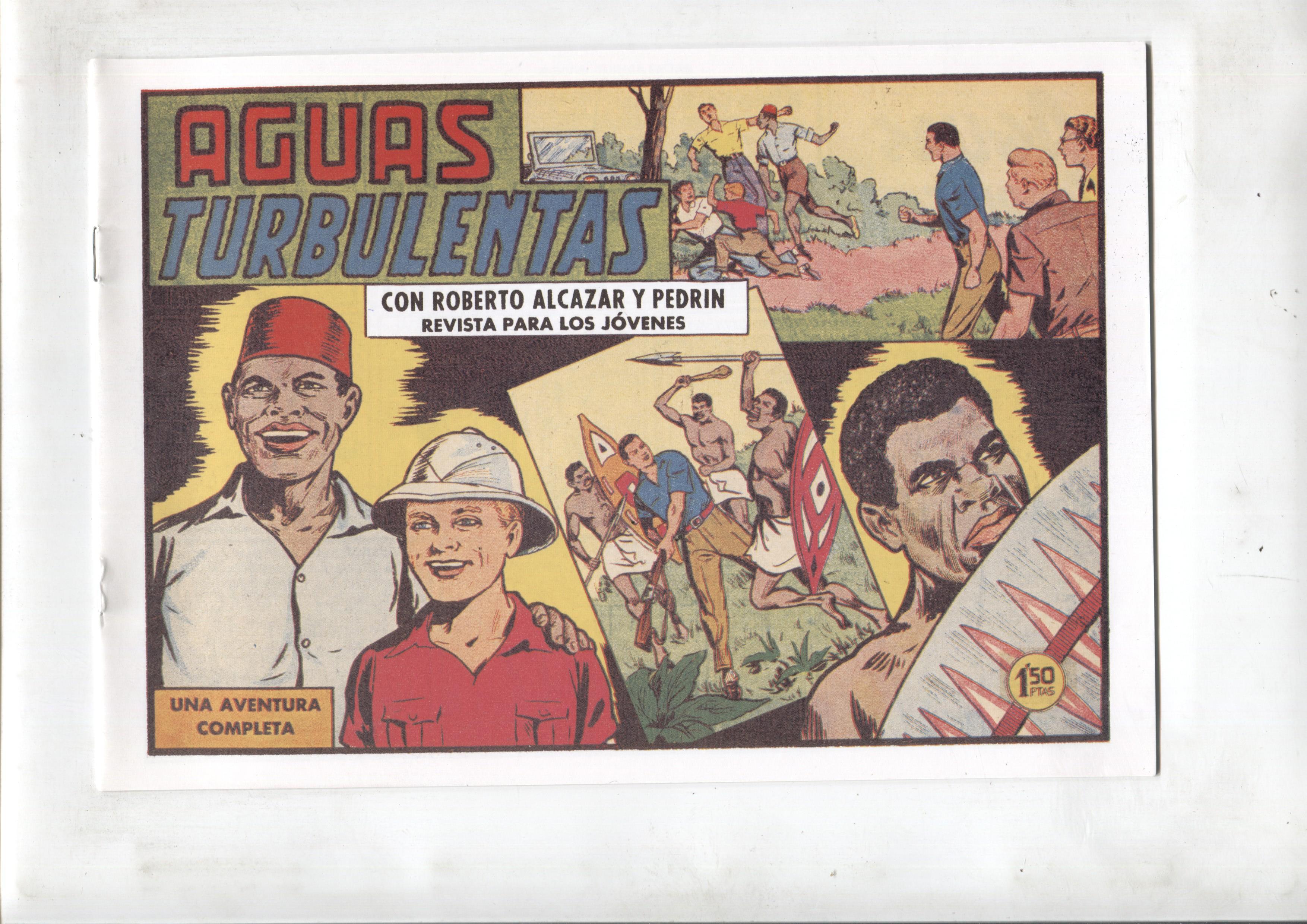 Facsimil: Roberto Alcazar y Pedrin numero 0402: Aguas turbulentas