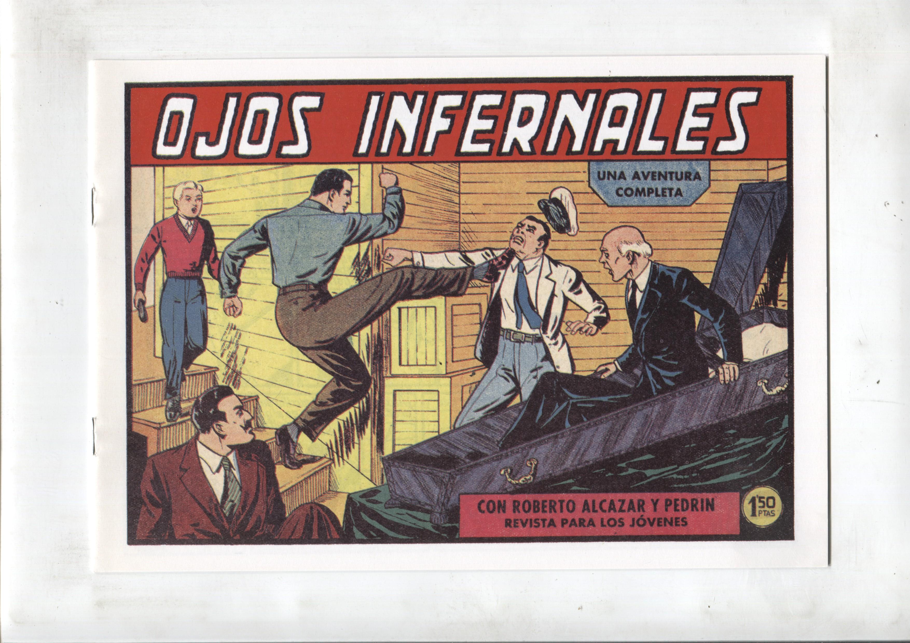 Facsimil: Roberto Alcazar y Pedrin numero 0409: Ojos infernales
