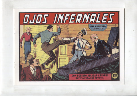 Facsimil: Roberto Alcazar y Pedrin numero 0409: Ojos infernales