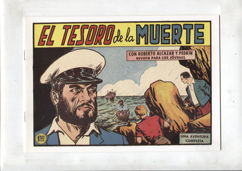 Facsimil: Roberto Alcazar y Pedrin numero 0410: El tesoro de la muerte