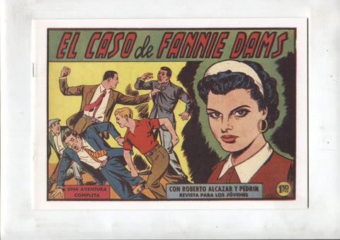 Facsimil: Roberto Alcazar y Pedrin numero 0414: El caso de Fannie Dams