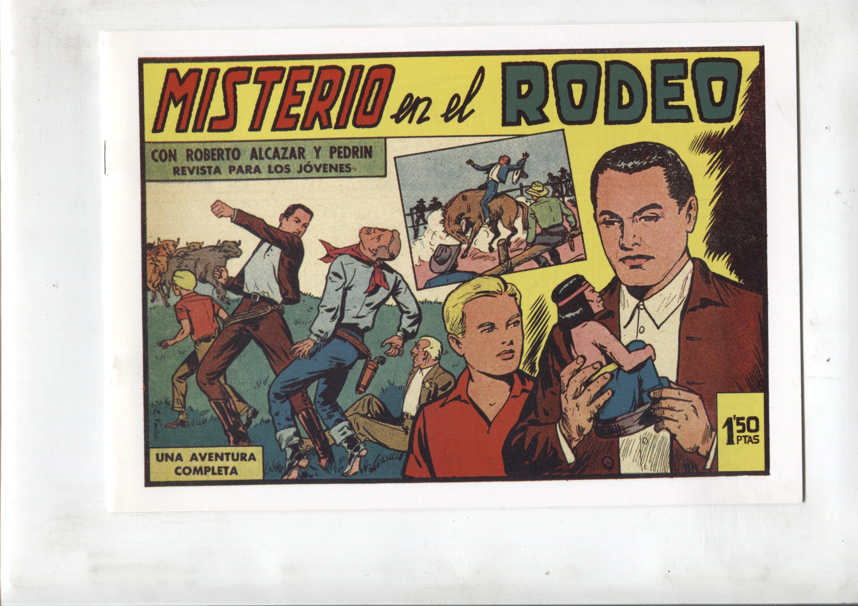 Facsimil: Roberto Alcazar y Pedrin numero 0420: Misterio en el rodeo