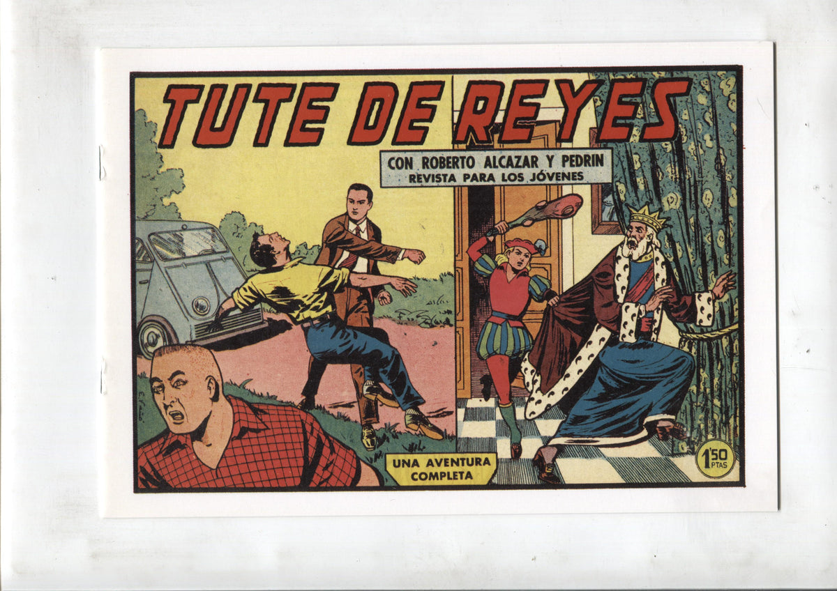 Facsimil: Roberto Alcazar y Pedrin numero 0422: tute de reyes