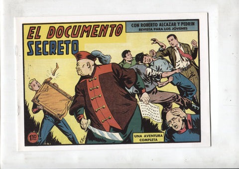 Facsimil: Roberto Alcazar y Pedrin numero 0433: El documento secreto