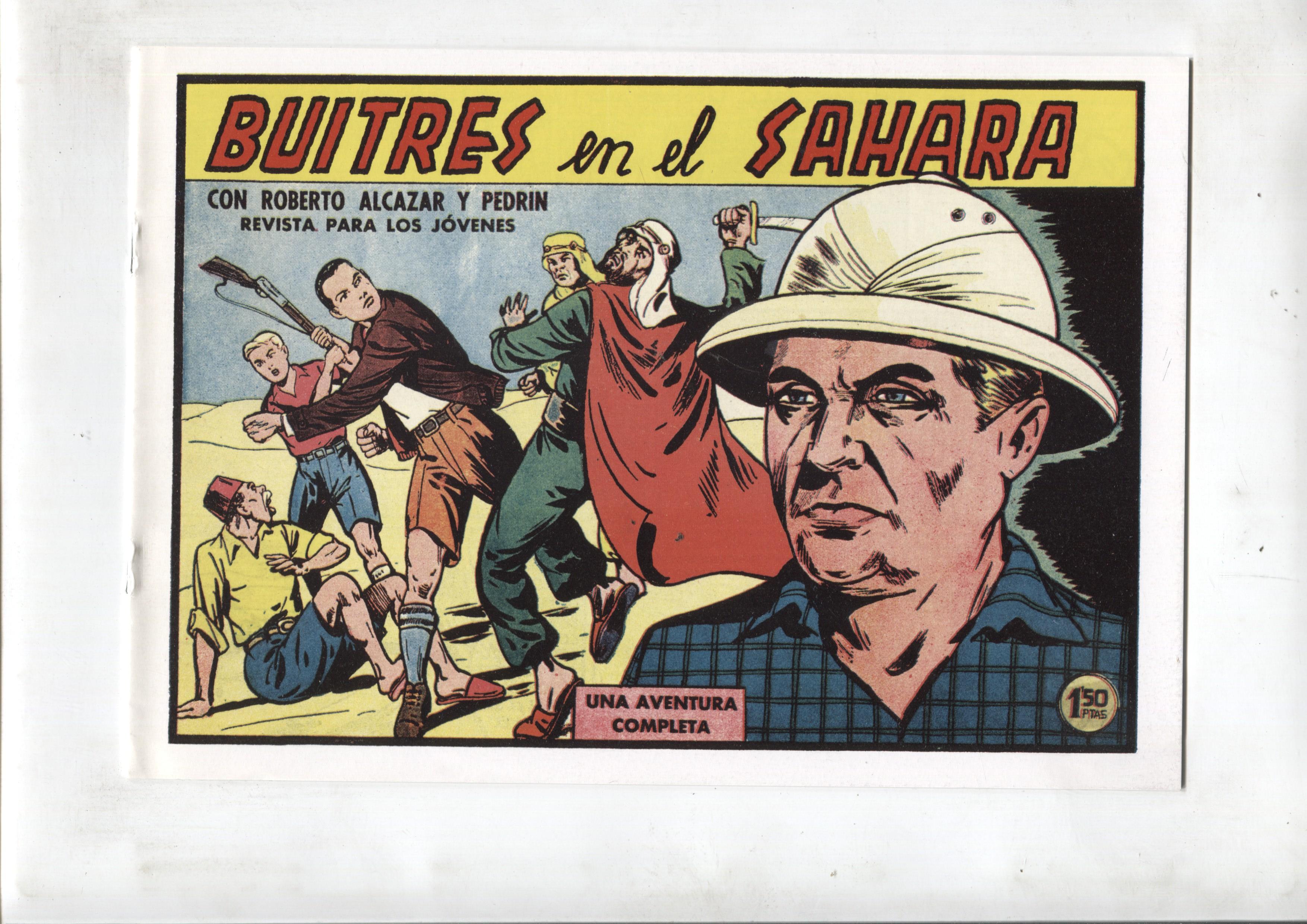 Facsimil: Roberto Alcazar y Pedrin numero 0434: Buitres en el sahara