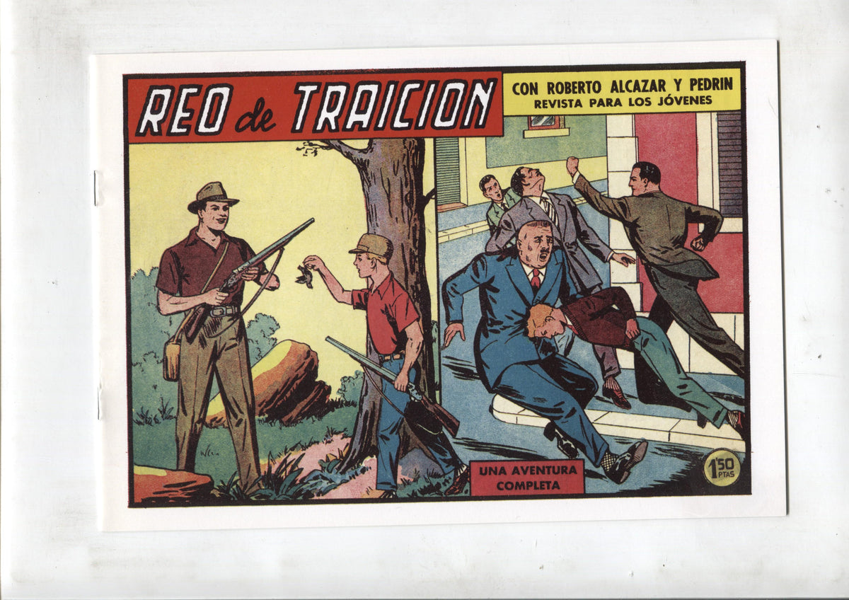 Facsimil: Roberto Alcazar y Pedrin numero 0436: Red de traicion