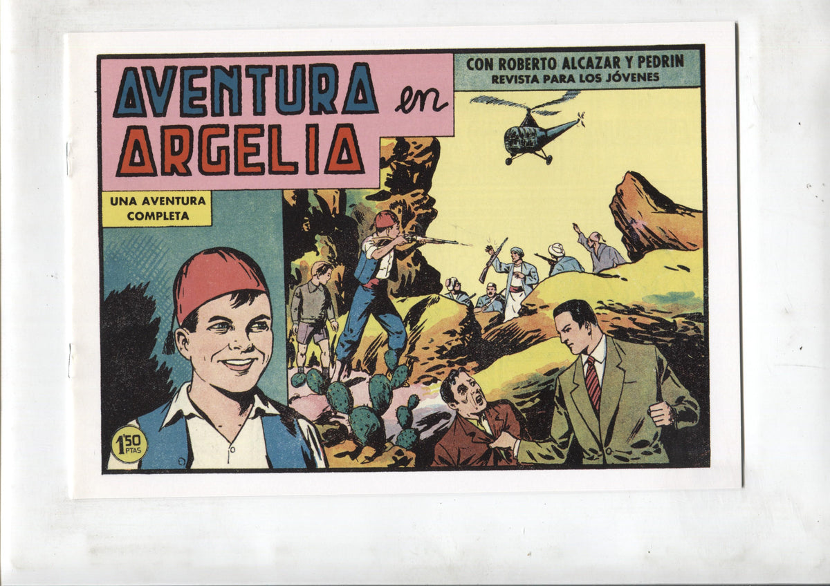 Facsimil: Roberto Alcazar y Pedrin numero 0437: Aventura en Argelia