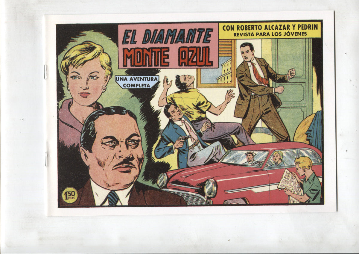 Facsimil: Roberto Alcazar y Pedrin numero 0442: El diamante Monte Azul