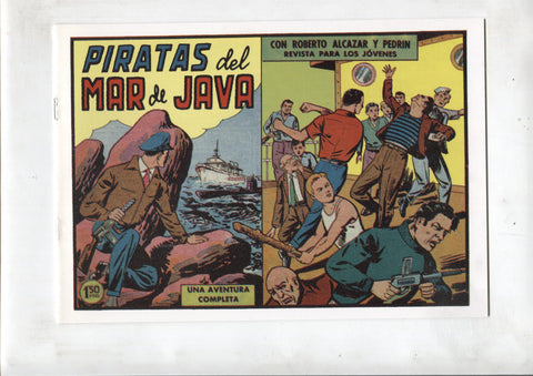 Facsimil: Roberto Alcazar y Pedrin numero 0443: Piratas del Mar de Java