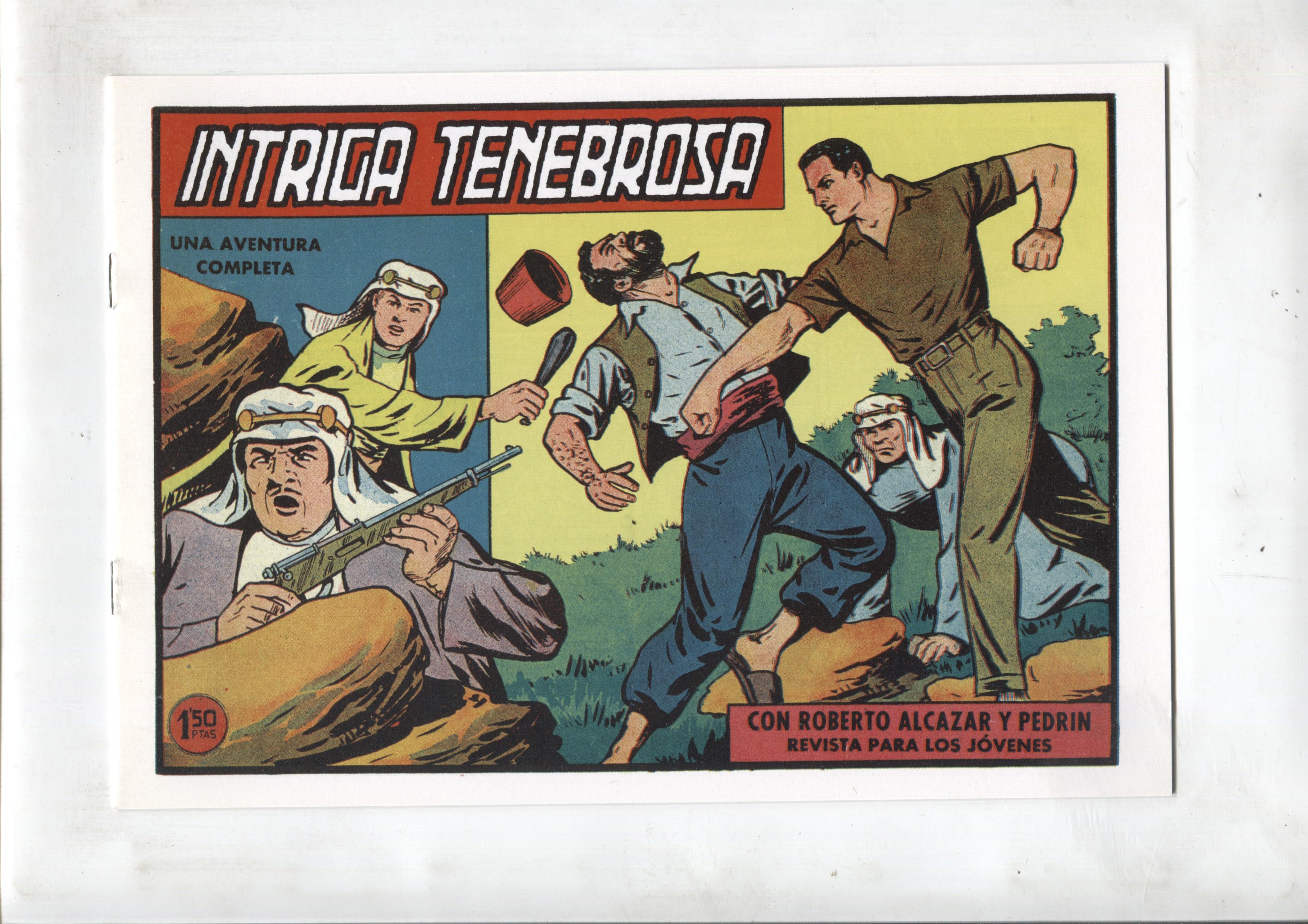 Facsimil: Roberto Alcazar y Pedrin numero 0444: Intriga tenebrosa