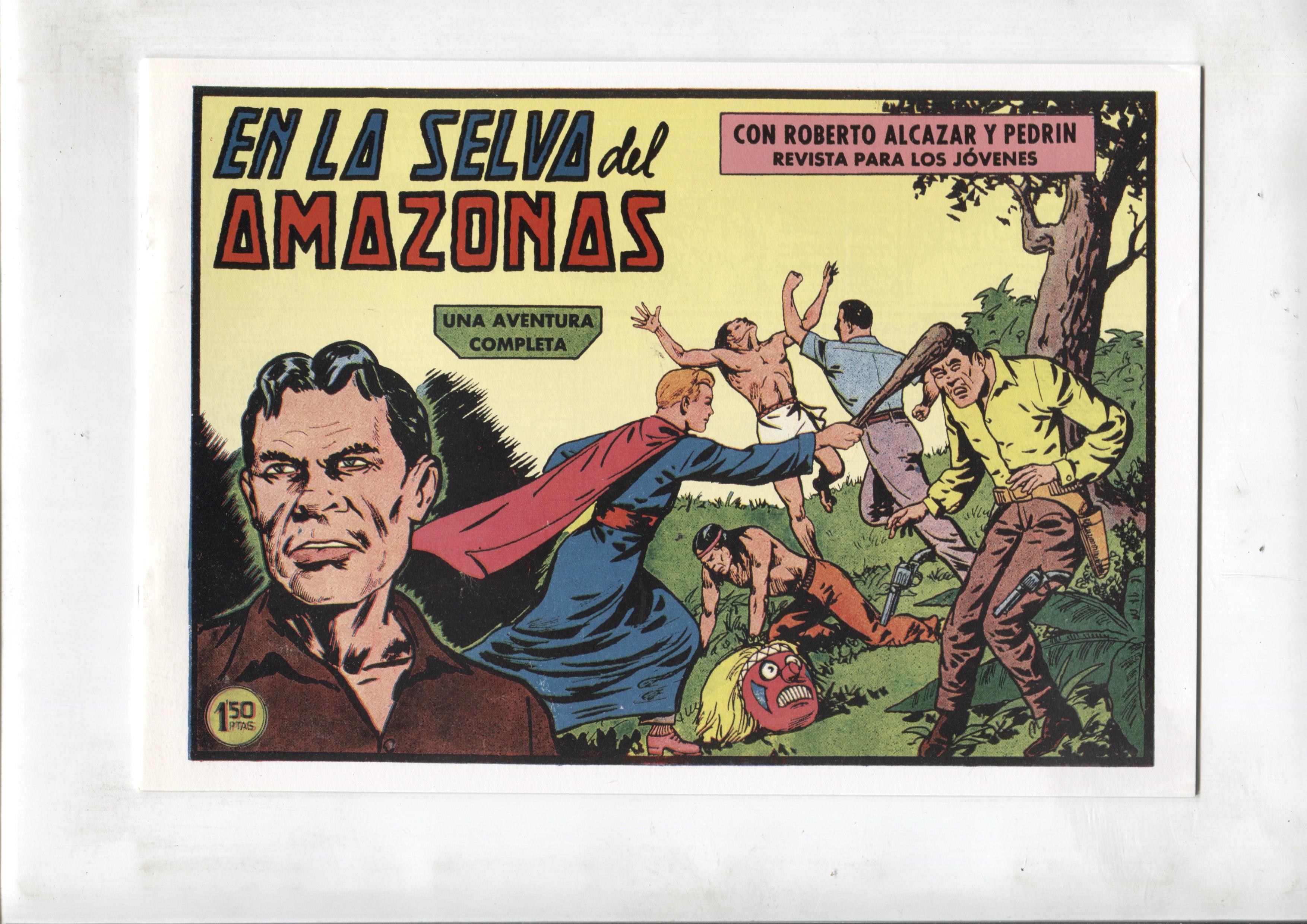 Facsimil: Roberto Alcazar y Pedrin numero 0446: En la selva del amazonas
