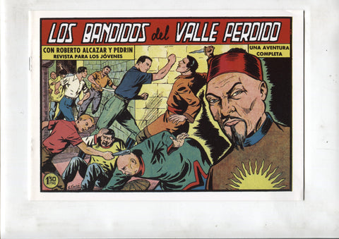 Facsimil: Roberto Alcazar y Pedrin numero 0448: Los bandidos del valle perdido