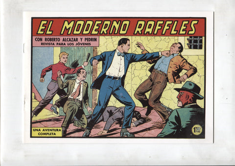 Facsimil: Roberto Alcazar y Pedrin numero 0450: El moderno Raffles