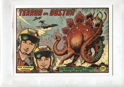 Facsimil: Roberto Alcazar y Pedrin numero 0473: Terror en Boston