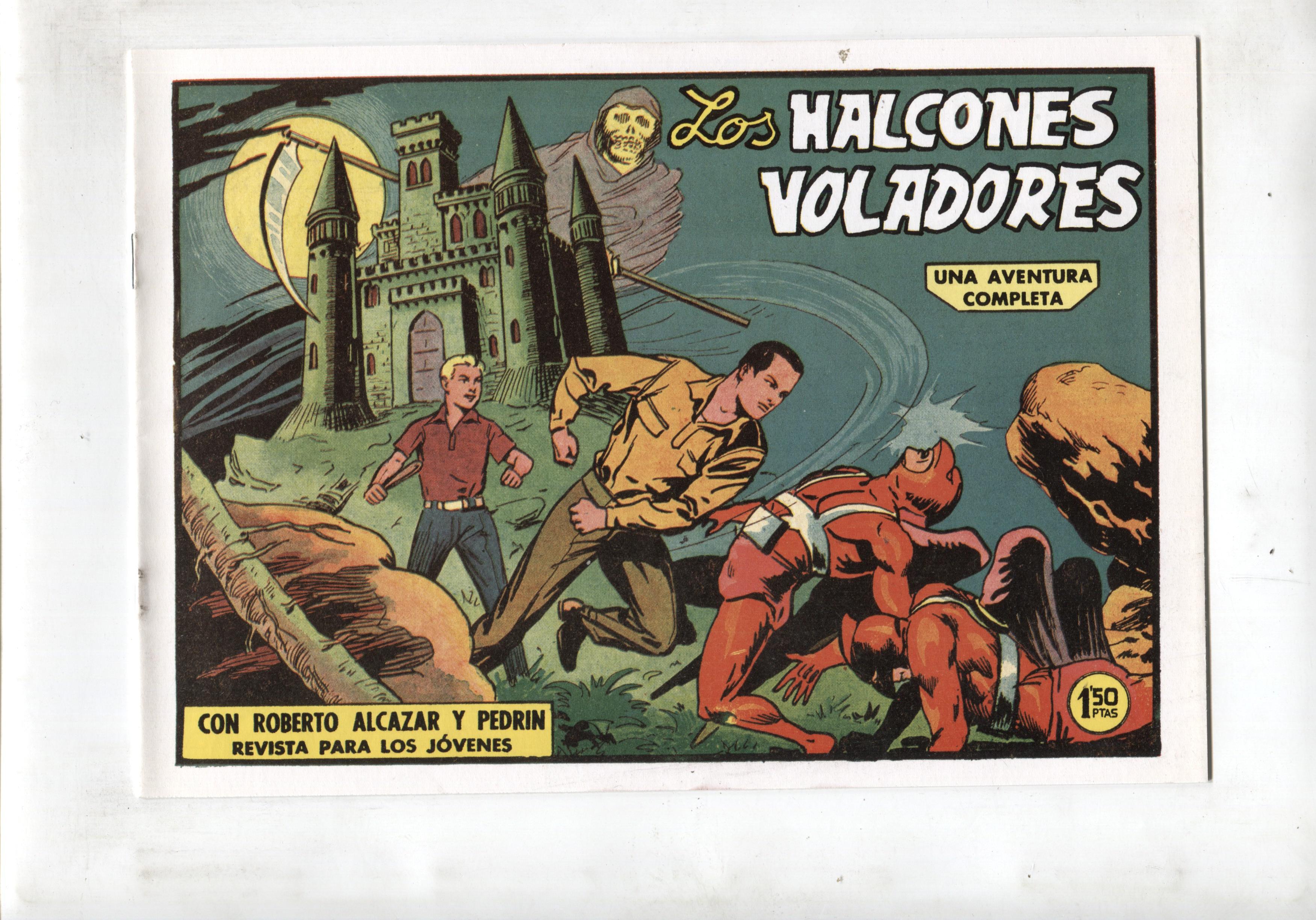 Facsimil: Roberto Alcazar y Pedrin numero 0474: Los halcones voladores