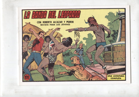 Facsimil: Roberto Alcazar y Pedrin numero 0475: La banda del leopaldo