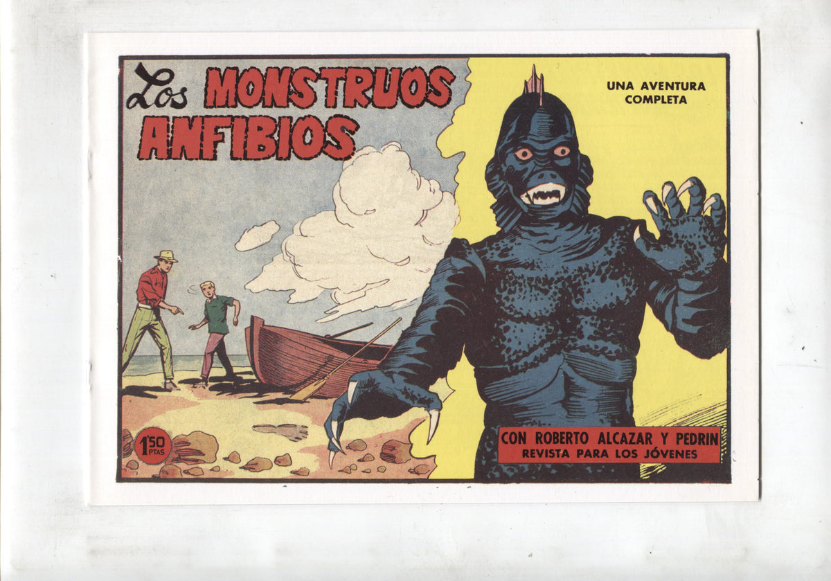Facsimil: Roberto Alcazar y Pedrin numero 0481: Los monstruos anfibios