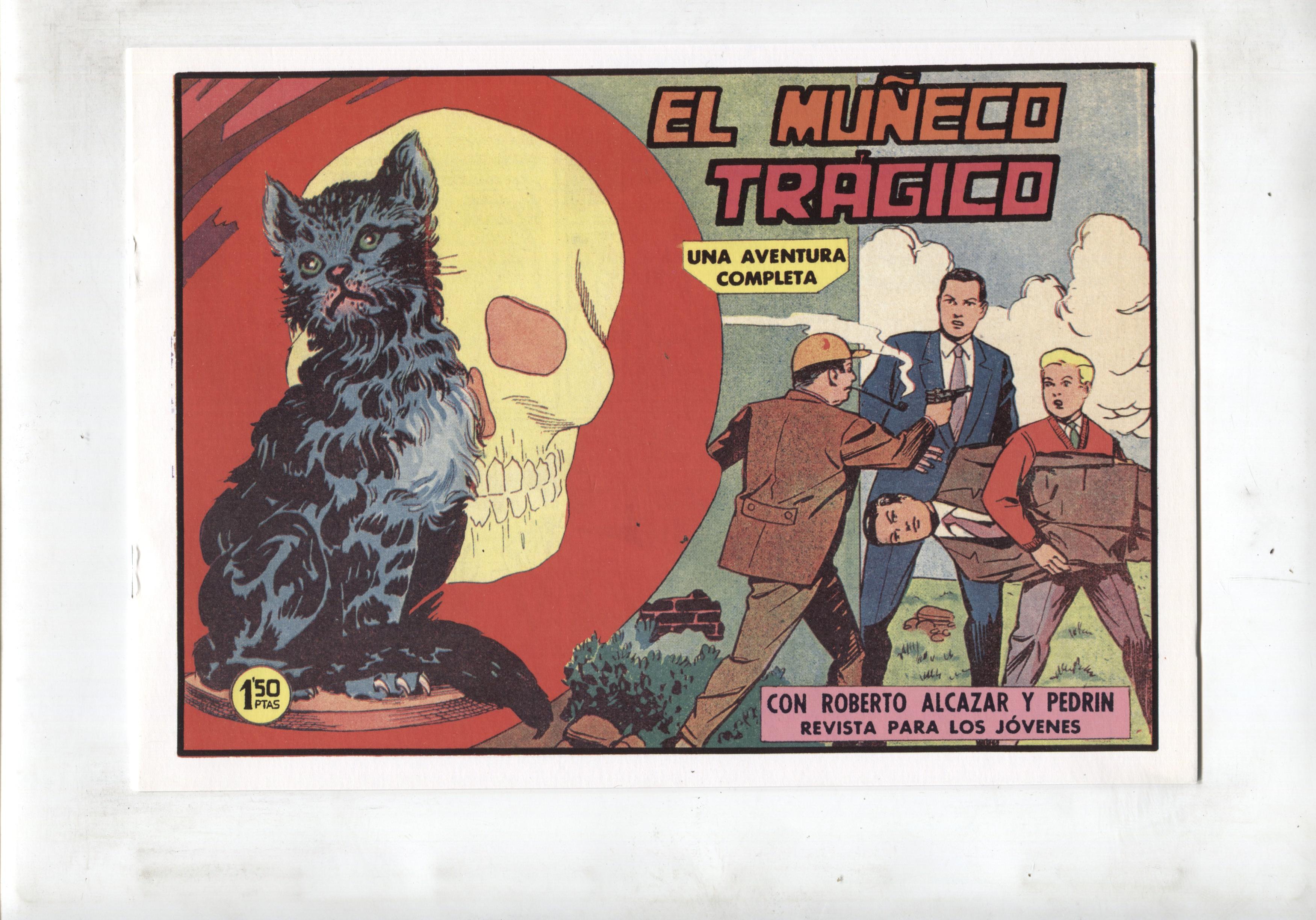 Facsimil: Roberto Alcazar y Pedrin numero 0484: El muñeco tragico
