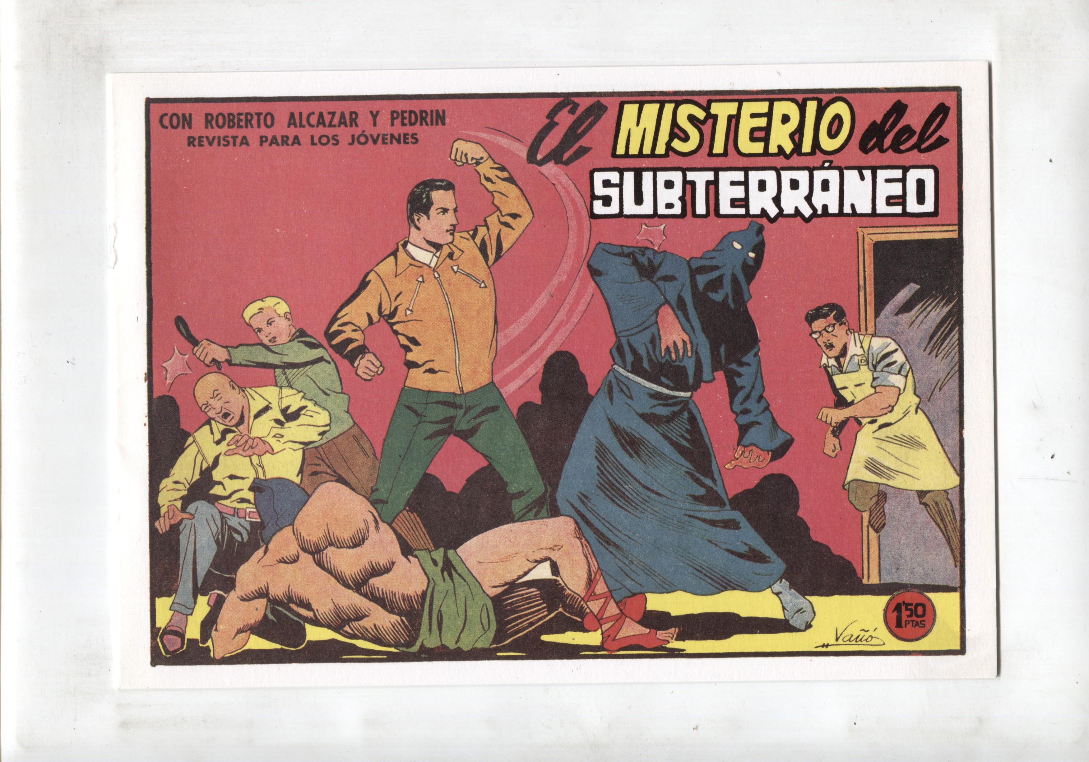 Facsimil: Roberto Alcazar y Pedrin numero 0486: El misterio del subterraneo