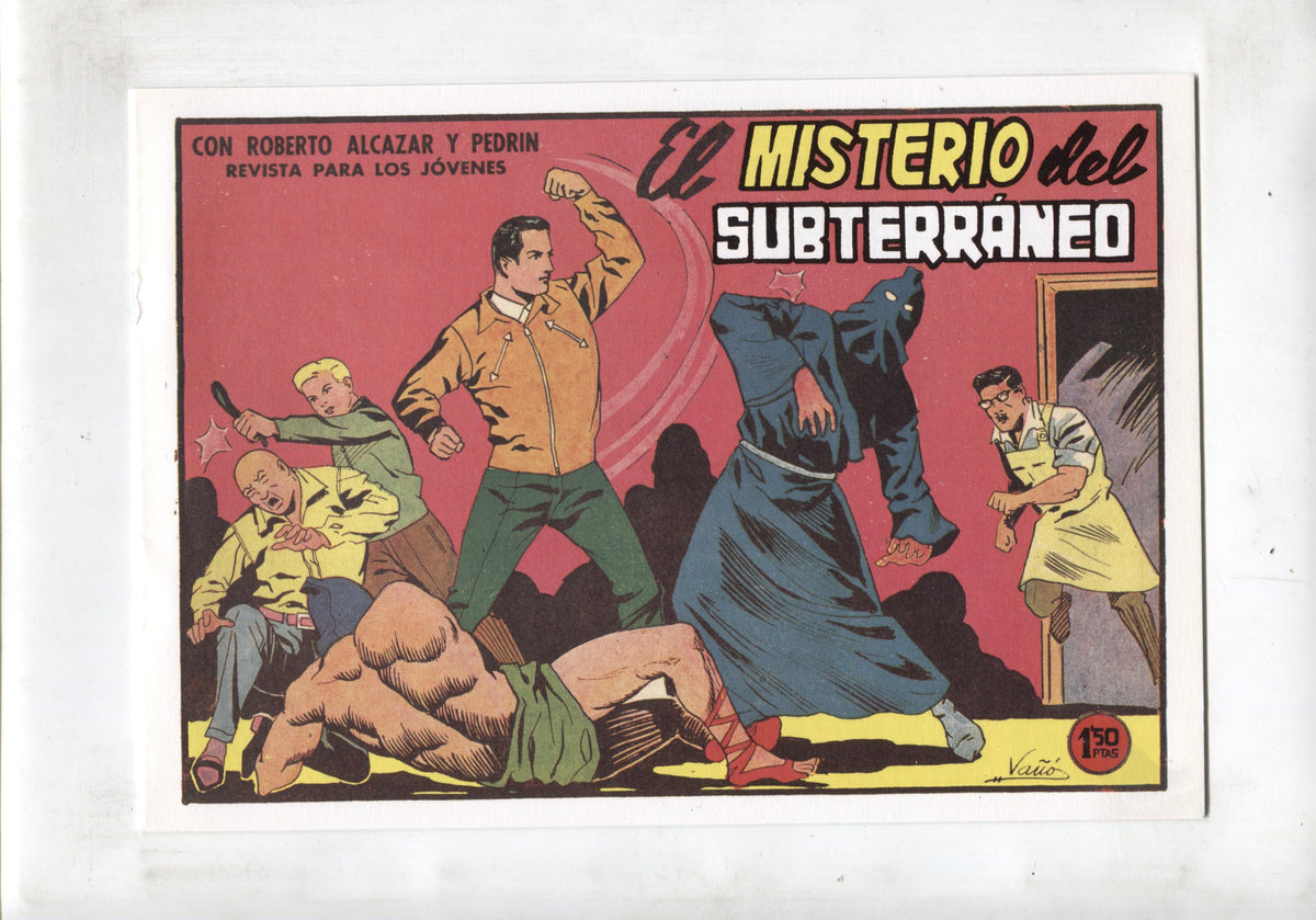 Facsimil: Roberto Alcazar y Pedrin numero 0486: El misterio del subterraneo
