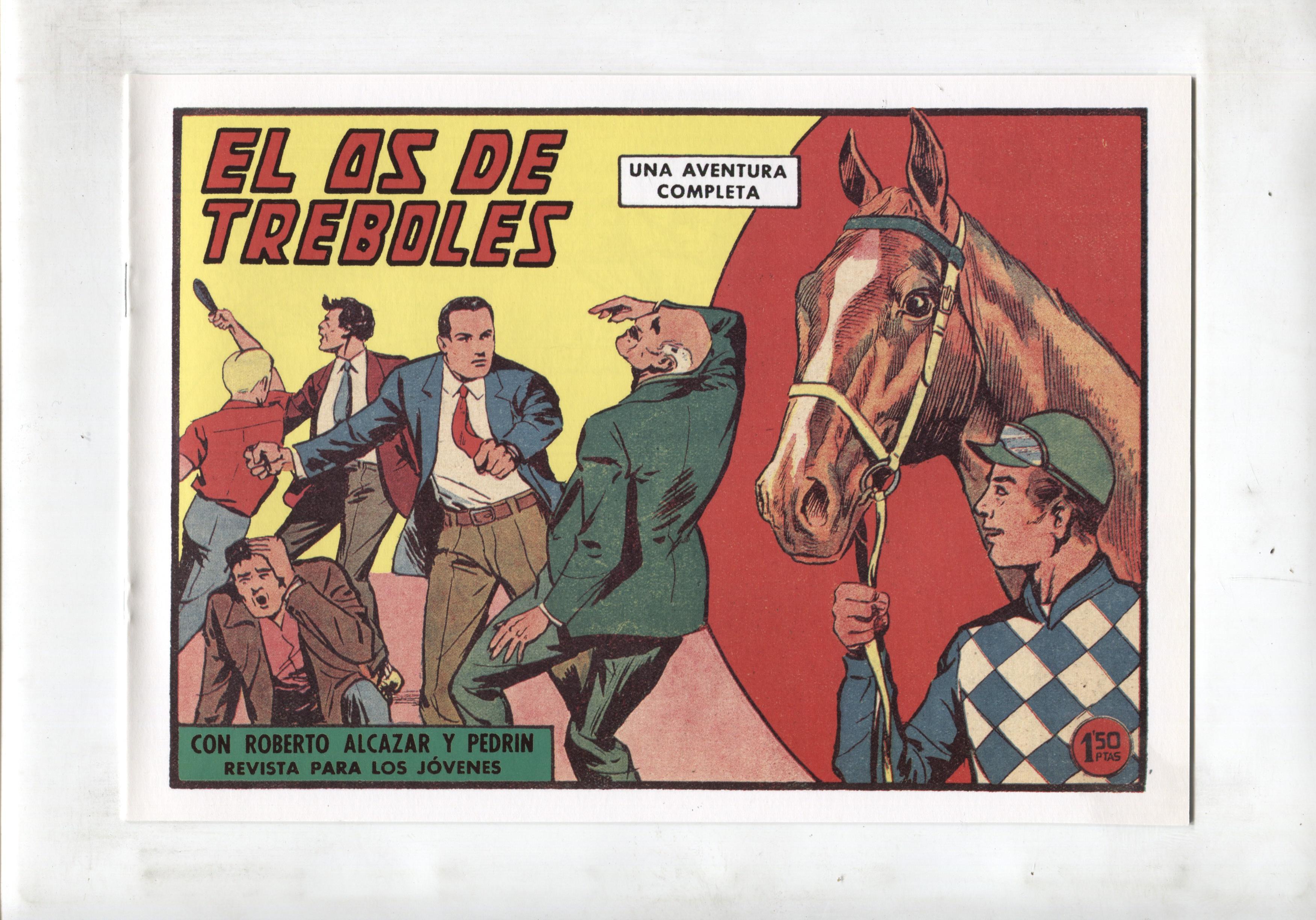 Facsimil: Roberto Alcazar y Pedrin numero 0494: El as de treboles