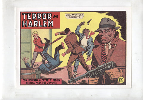 Facsimil: Roberto Alcazar y Pedrin numero 0496: Terror en Harlem