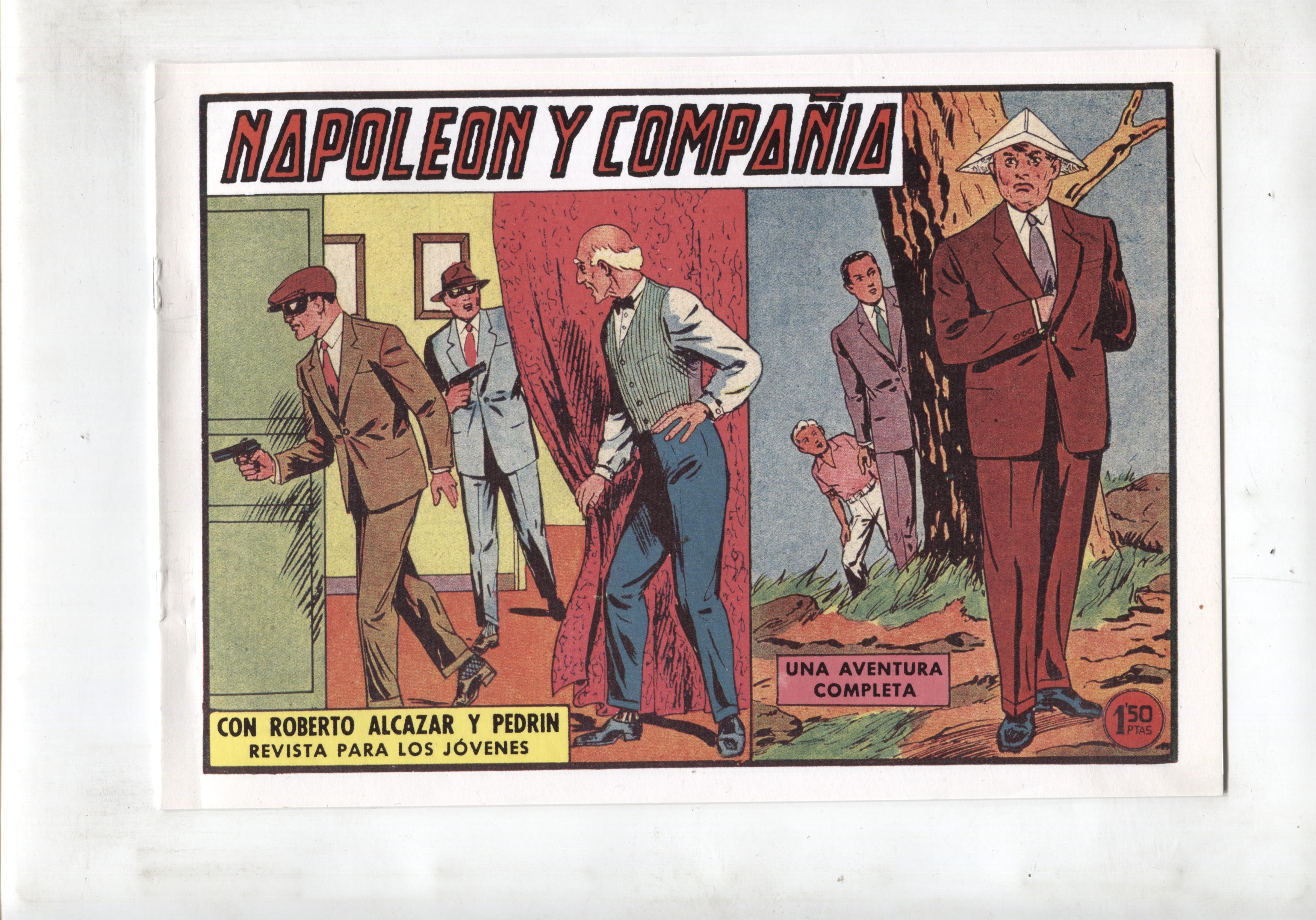 Facsimil: Roberto Alcazar y Pedrin numero 0499: Napoleon y compañia