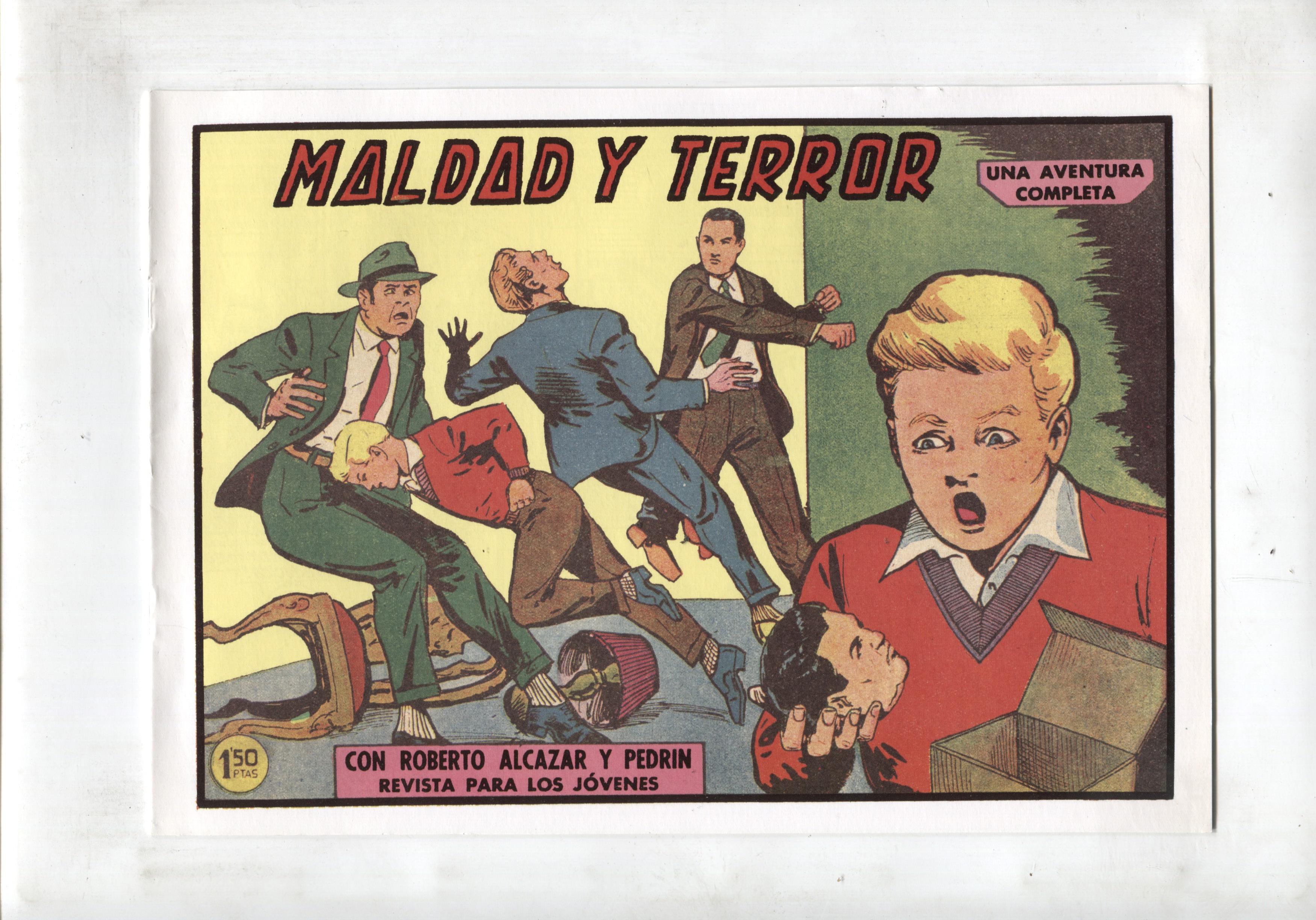 Facsimil: Roberto Alcazar y Pedrin numero 0500: Maldad y terror