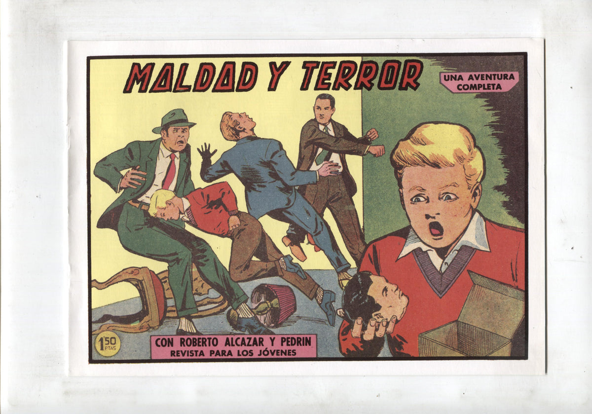 Facsimil: Roberto Alcazar y Pedrin numero 0500: Maldad y terror