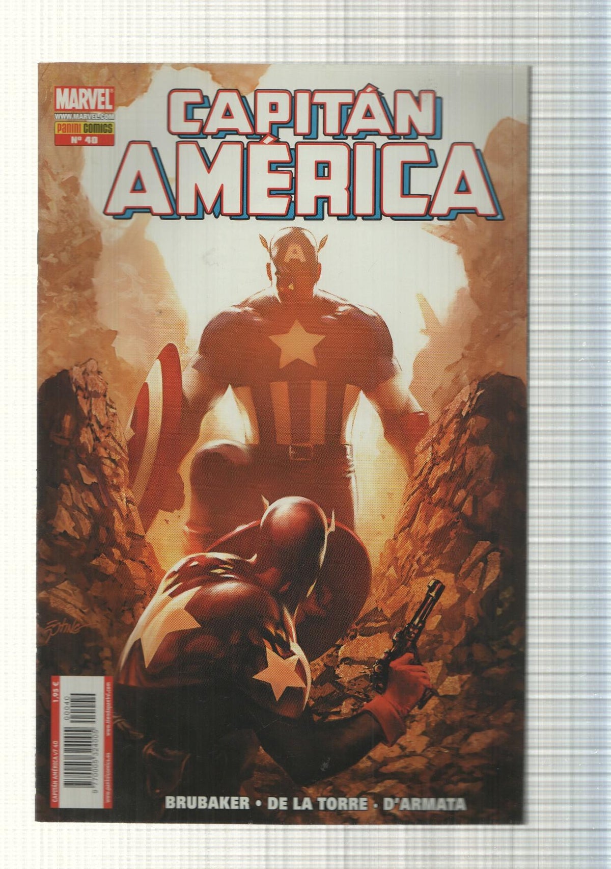 Marvel: Comic Capitan America num 40, año 5, 2009 - La muerte del sueño acto 3, el hombre que compró america parte 3