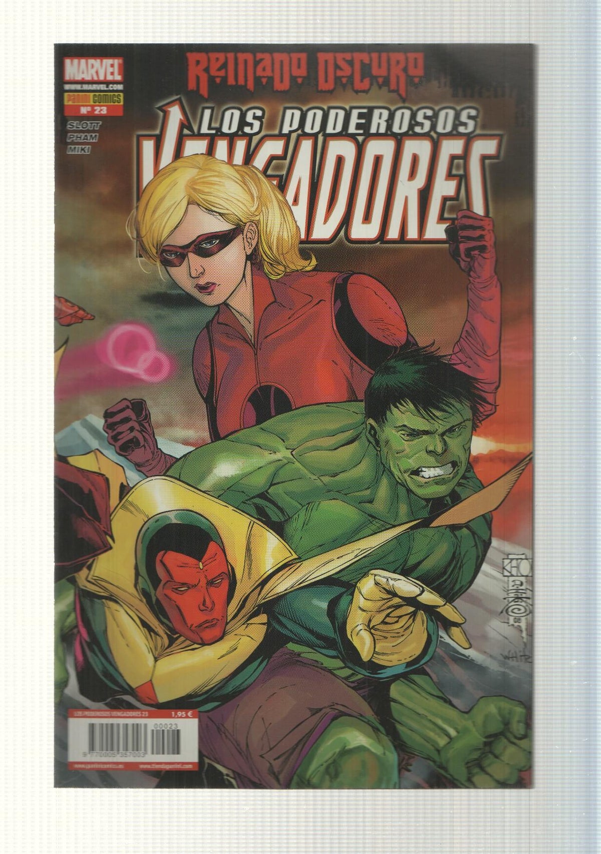 Marvel: Comic Los Poderosos Vengadores num 23 - 2009, Reinado Oscuro. Los mas poderosos de la tierra parte 3