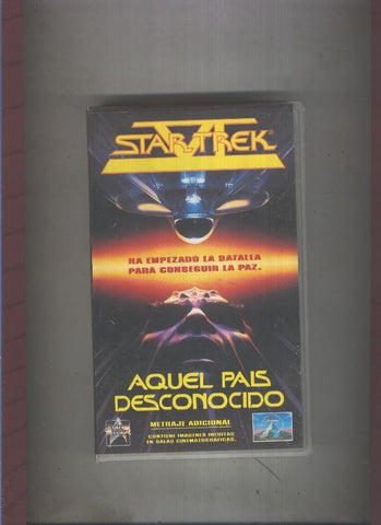 Video VHS: Star Trek: aquel pais desconocido