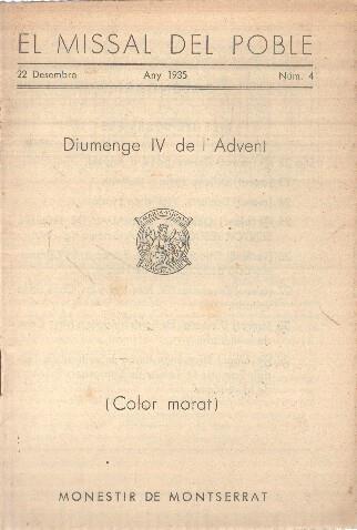 El Missal del Poble numero 04 (1935)